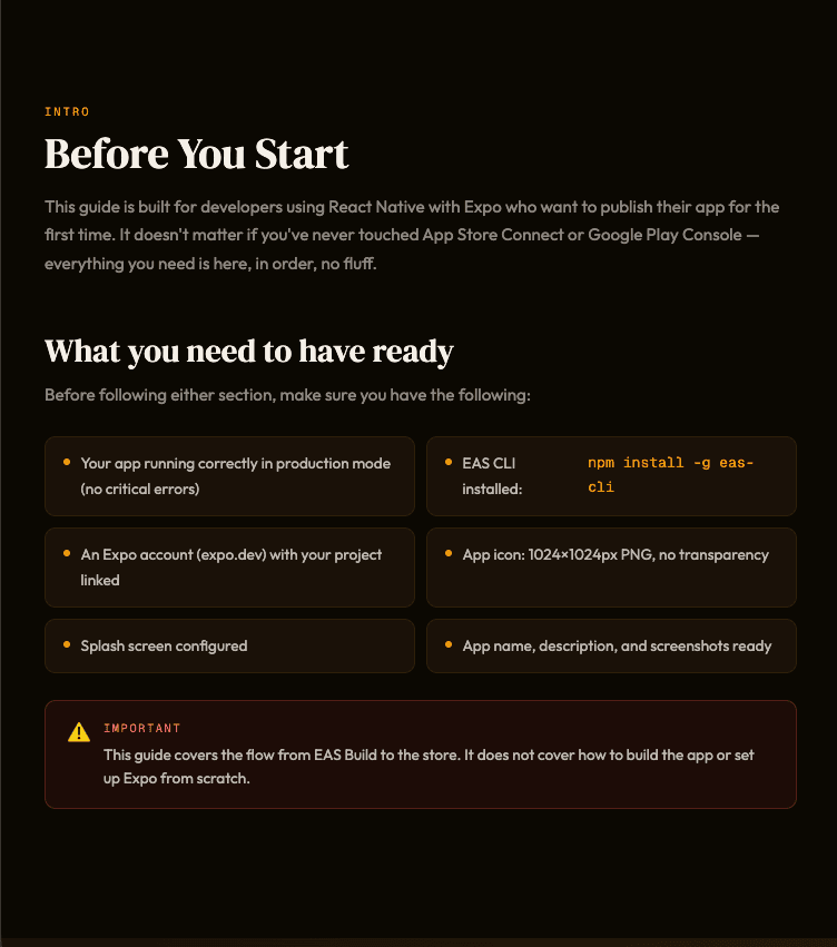 Your App in the Stores — preview 1