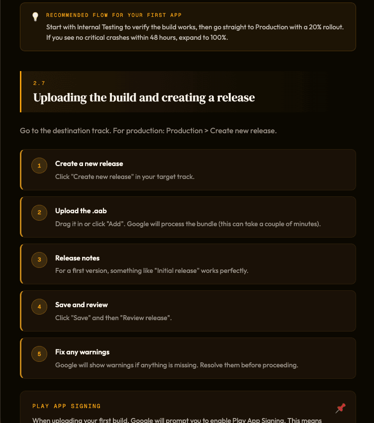 Your App in the Stores — preview 3
